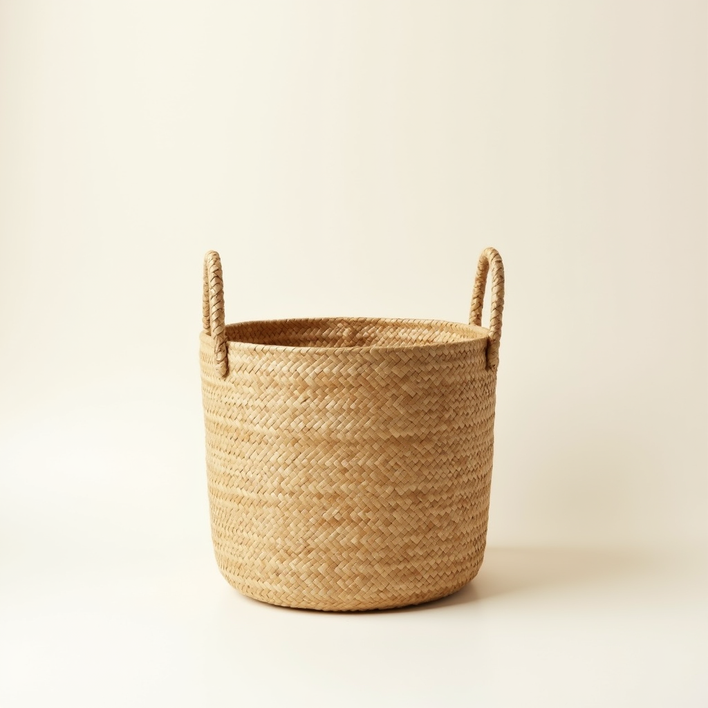 Seagrass storage basket