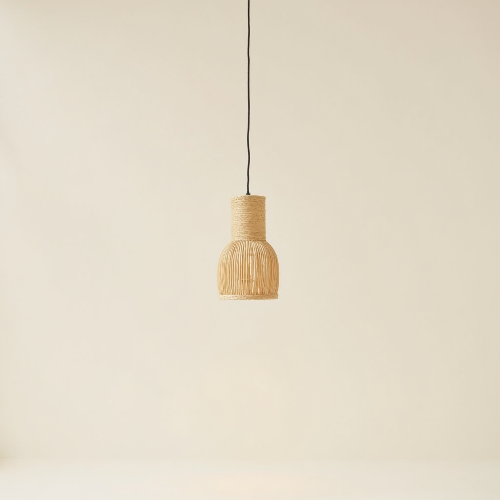 Rattan pendant lamp
